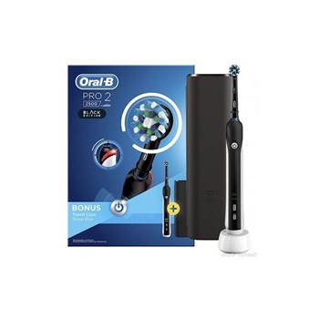 Picture of Oral-B Pro 2 2500 Black Edition με Δώρο Θήκη Ταξιδίου 1τμχ