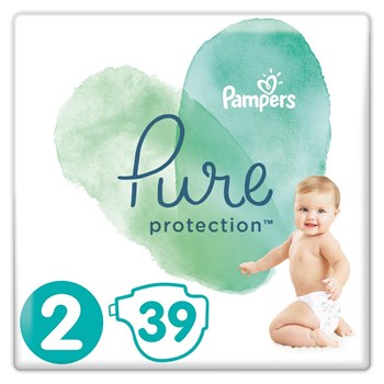 Picture of Pampers Pure Protection No.2 (4-8kg) 39 Πάνες