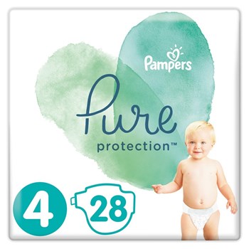 Picture of Pampers Pure Protection No.4 (9-14kg) 28 Πάνες
