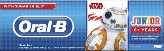 Picture of ORAL-B Οδοντόκρεμα Junior 6+ Ετών Star Wars 1τμχ