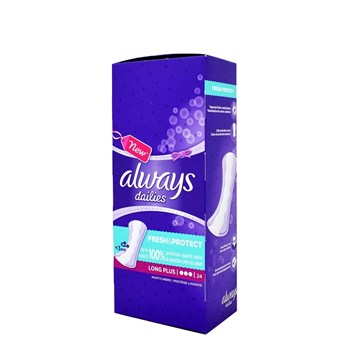 Picture of ALWAYS ΣΕΡΒΙΕΤΑΚΙΑ DAILIES FRESH & PROTECT LONG PLUS (24τεμ.)