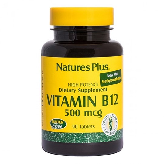 Picture of NATURES PLUS VITAMIN B-12 500mcg 90TABS