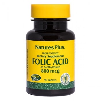 Picture of NATURES PLUS FOLIC ACID 800mcg 90TABS