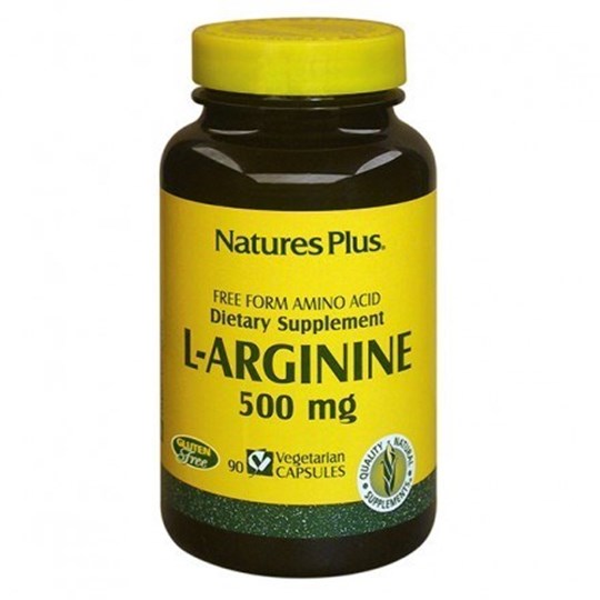 Picture of NATURES PLUS L-Arginine 500mg 90vcaps