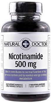 Picture of NATURAL DOCTOR Nicotinamide 500mg 90caps