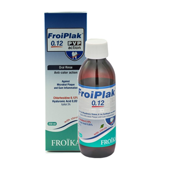 Picture of FROIKA Froiplak 0.12 PVP Action Mouthwash με Στέβια 250ml