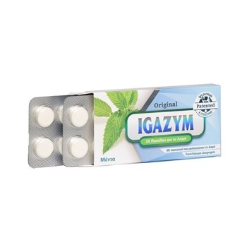 Picture of Igazym Original Peppermint Παστίλιες που Μαλακώνουν το Λαιμό με Άρωμα Μέντα 20tem