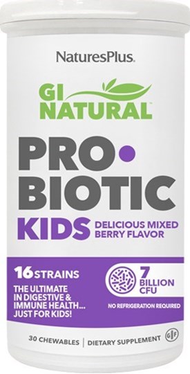 Picture of Natures Plus GI Natural Probiotic Kid 30 chewables