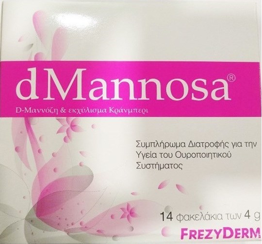 Picture of FREZYDERM dMannosa Συμπλήρωμα Διατροφής για την Υγεία του Ουροποιητικού Συστήματος 14 Φακελάκια x 4gr