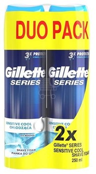 Picture of Gillette Series Sensitive Cool Shave Foam 2 X 250ml