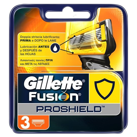 Picture of GILLETTE Fusion Proshield Ανταλλακτικές Κεφαλές 5 Λεπίδων 3 τεμ.