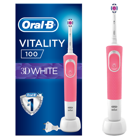 Picture of Oral-B Vitality 100 3D White Pink