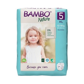 Picture of Πάνα Bambo Nature Junior (12-18kg)  No.5 Συσκευασία 22 Τεμαχίων