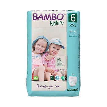 Picture of Πάνα Βρακάκι Bambo Nature no6 (18+kg) Συσκευασία 18 τεμ