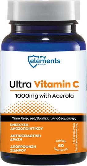 Picture of MYELEMENTS ME ULTRA VITAMIN C 1000mg Time Release 60TABS