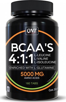 Picture of QNT BCAA'S 4:1:1 + L-Glutamine 180 ταμπλέτες
