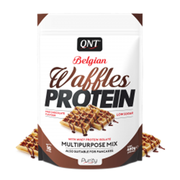 Picture of QNT BELGIAN WAFFLES PROTEIN Milk Chocolate 480gr