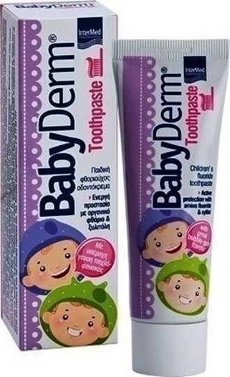 Picture of INTERMED Babyderm Toothpaste Παιδική Οδοντόκρεμα με Γεύση Τσιχλόφουσκα 50ml