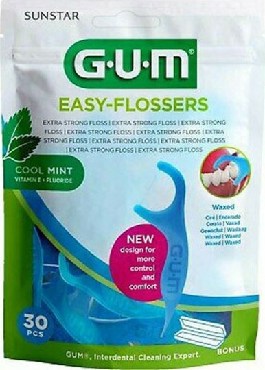 Picture of GUM 890 Easy Flossers Cool Mint 30τμχ
