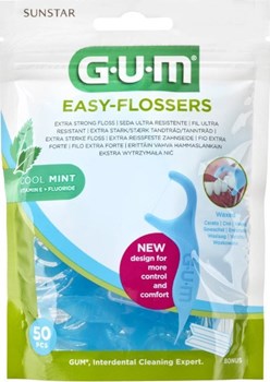 Picture of GUM 890 Easy Flossers Cool Mint 50τμχ