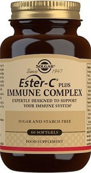 Picture of Solgar Ester-C Plus Immune Complex 60 μαλακές κάψουλες