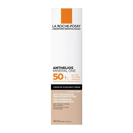 Picture of La Roche Posay Anthelios Mineral One Daily Cream SPF50+ Αντηλιακή Ενυδατική Κρέμα Προσώπου Με Χρώμα Light 01 30ml