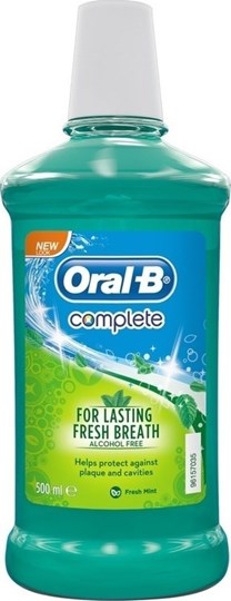 Picture of Oral-B Complete Στοματικό Διάλυμα κατά της Πλάκας και της Κακοσμίας 500ml