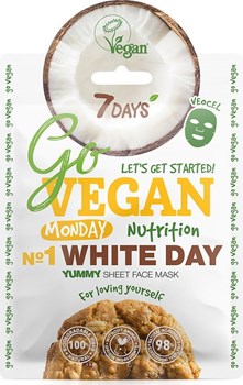 Picture of 7 Days Go Vegan White Day 25gr Μάσκα Ομορφιάς