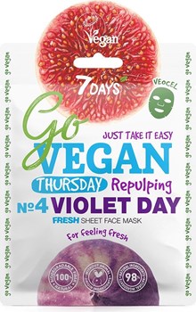 Picture of 7 Days Go Vegan Violet Day 25gr Μάσκα Ομορφιάς