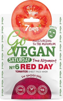 Picture of 7 Days Go Vegan Red Day 25gr Μάσκα Ομορφιάς