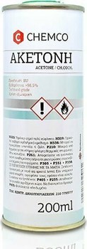 Picture of Chemco Acetone 98.5 % 200ml