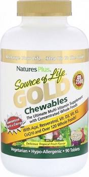 Picture of NATURES PLUS SOURCE OF LIFE GOLD CHEWABLE 90