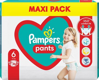 Picture of Pampers Pants No 6 (15kg+) 36τμχ
