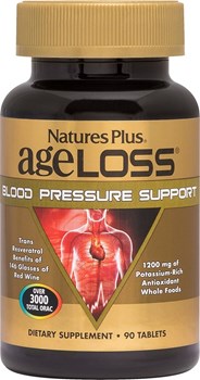 Picture of NATURES PLUS Ageloss Blood Pressure Support 90 ταμπλέτες