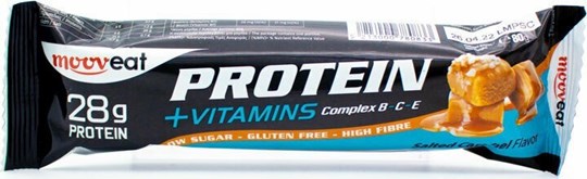 Picture of Mooveat Protein 35% +Vitamins Bar 80gr Salted Caramel