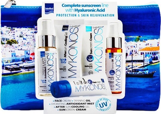 Picture of Intermed Set Luxurious Suncare Mykonos Toiletry Bag 5τμχ