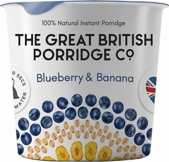 Picture of The Great British Porridge Co Blueberry & Banana 60gr