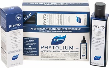 Picture of Phyto Phytolium+ Anti-hair Loss Treatment for Men 100 ml & Anti-hair Loss Shampoo for Men 250 ml