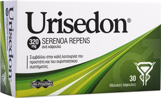 Picture of Uni-Pharma Urisedon 320mg 30 μαλακές κάψουλες