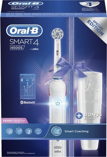 Picture of Oral-B Smart 4 4500S Ηλεκτρική Οδοντόβουρτσα με Χρονομετρητή και Αισθητήρα Πίεσης