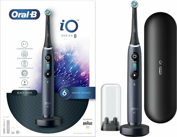 Picture of Oral-B iO Series 8 Ηλεκτρική Οδοντόβουρτσα με Χρονομετρητή και Αισθητήρα Πίεσης BLACK ONYX