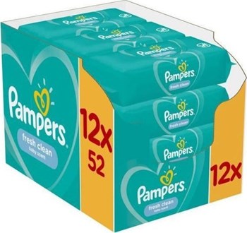 Picture of Pampers Fresh Clean 624τμχ (12x52τμχ)