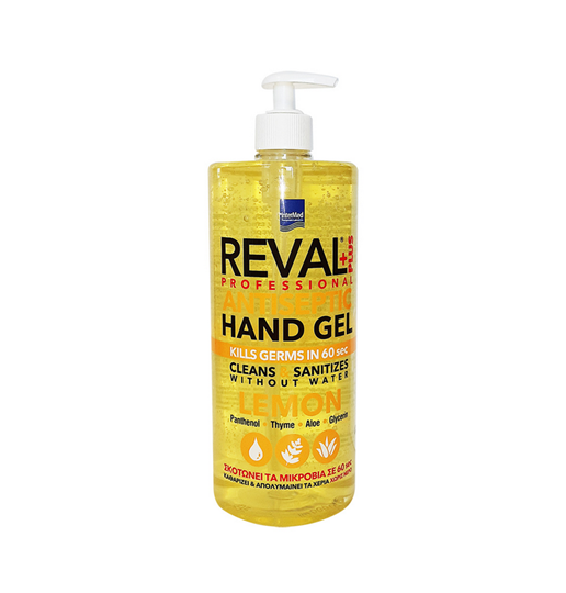 Picture of Intermed Reval Plus Antiseptic Hand Gel Lemon Σκοτώνει τα Μικρόβια σε 60΄΄ 1Lt