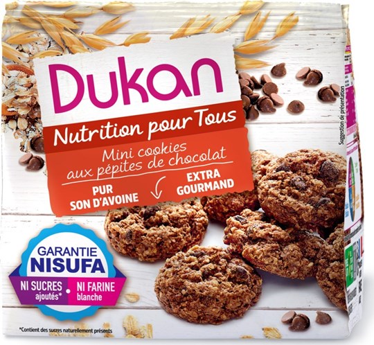 Picture of Dukan Cookies Βρώμης με Κομμάτια Σοκολάτας 100gr