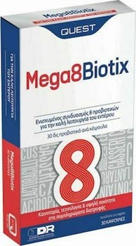 Picture of QUEST MEGA 8 BIOTIX 30 CAPS