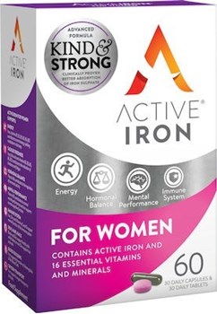 Picture of Active Iron For Women 30 κάψουλες & 30 ταμπλέτες
