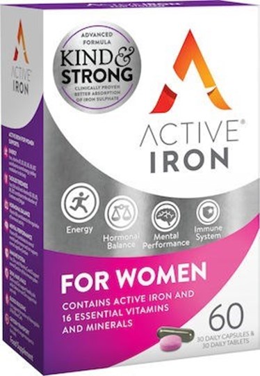 Picture of Active Iron For Women 30 κάψουλες & 30 ταμπλέτες