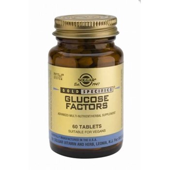 Picture of SOLGAR GLUCOSE FACTORS 60tabs