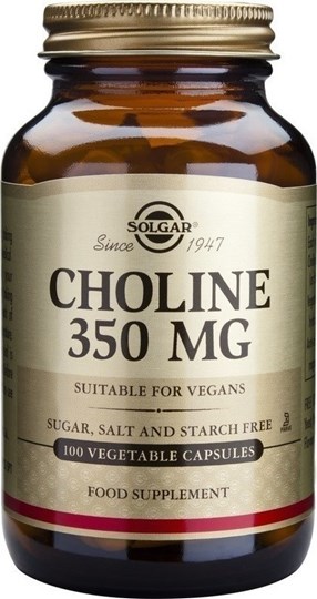Picture of SOLGAR Choline 350mg 100 tabs