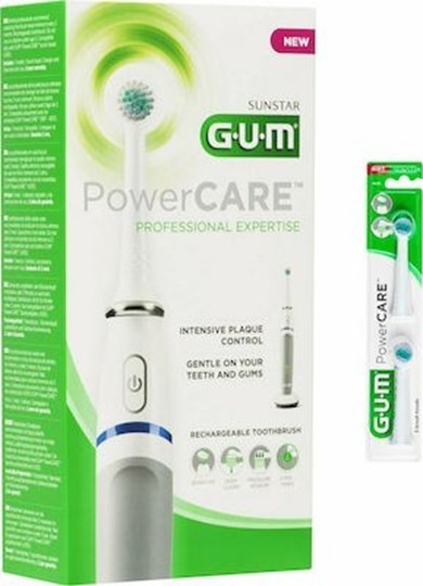 Picture of Gum 4200 PowerCΑRE Recharge Ηλεκτρική Οδοντόβουρτσα 1τμχ & ΔΩΡΟ Ανταλλακτικές Κεφαλές 2τμχ